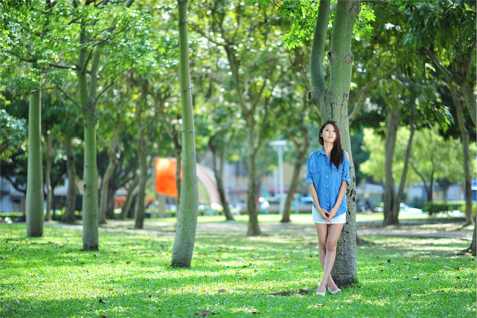 Beautyleg女神-小雪 Winnie-校园制服街拍写真合集 1